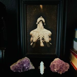 Opalite Point Adjustable Ring